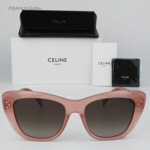 BRAND NEW Celine CL40199I 74K Peach Gradient Brown Butterfly Women Sunglasses
